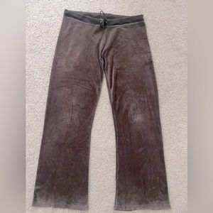 Juicy Couture Low Rise Track Pants Brown Size XL